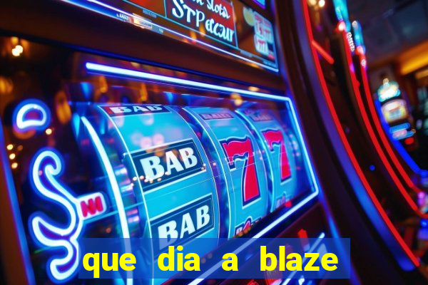 que dia a blaze paga o cashback